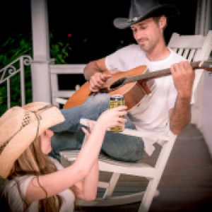 Two Empty Coffee Cups Warm modern country